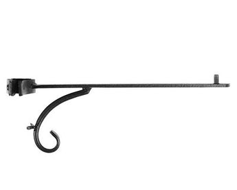 Achla Pole Mounted Bird Bath Bracket, Black, 12"