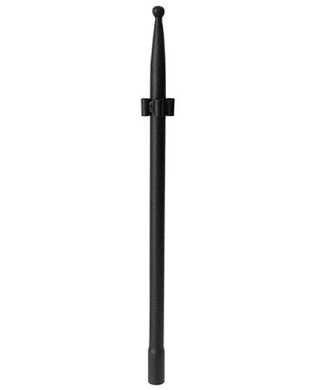 Achla Birding Pole Top Section with Four Holders, Black, 27"