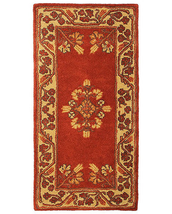 Achla Jardin Rectangular Rug, Vermillion