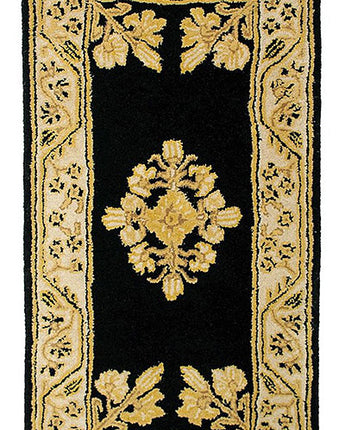 Achla Jardin Rectangular Rug, Noir