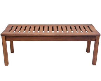 Achla Wooden Backless Bench, 48"L