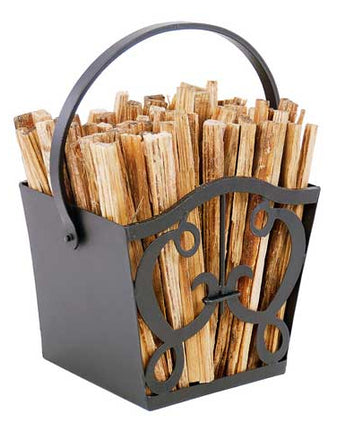 Achla Cypher Fatwood Caddy with Fatwood, Graphite