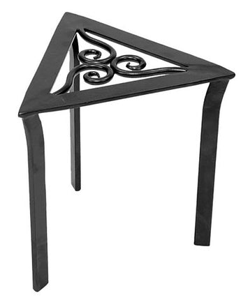 Achla Triangular Plant Stand, Gray, 12"H