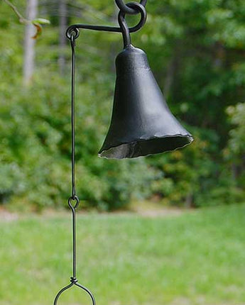 Achla Wrought Iron Bell, 4" dia.