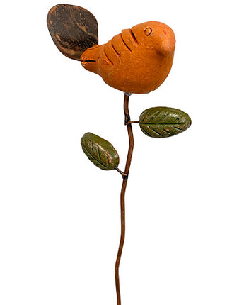 Ancient Graffiti Bird Plant Pick, Spice