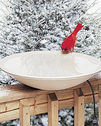 Allied Precision Heated Bird Bath with Deck Mount