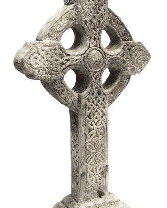 Athens Celtic Cross on Base Statue, Pre Aged