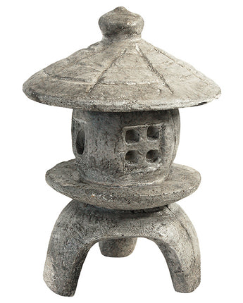 Athens Small Round Garden Pagoda Statue, Pre Aged