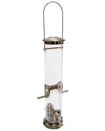 Aspects Seed Tube Wild Bird Feeder, Medium, Nickel