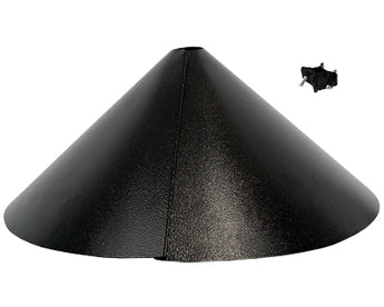 Audubon Wrap-Around Squirrel Baffle, Black, 17.375" dia.