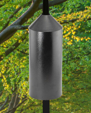 Audubon Torpedo Squirrel Baffle, Black, 6" dia.