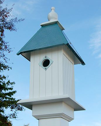 Wing & A Prayer Cathedral Bird House, Verdigris Roof