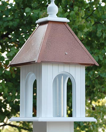 Wing & A Prayer Dogwood Bird Feeder, Hammered Copper Roof