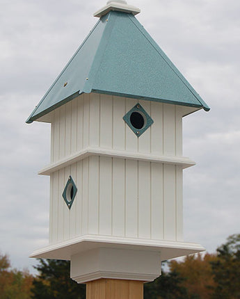 Wing & A Prayer Holly Bird House, Verdigris Roof