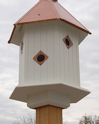 Wing & A Prayer Magnolia Bird House, Hammered Copper Roof