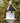 Wing & A Prayer Team Colors Bird House, Black and Gold