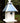 Wing & A Prayer Team Colors Bird House, Light Blue and White