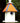 Wing & A Prayer Team Colors Bird House, Orange and Blue