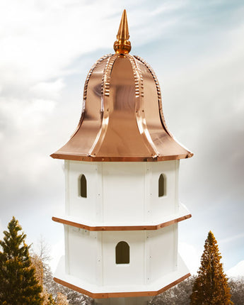 Amish Made Poly Premier Large Bird House with Copper Roof