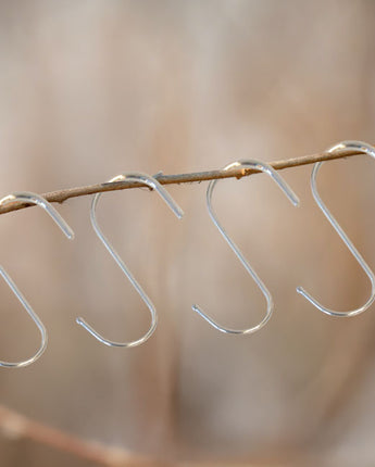BestNest "S" Hooks, Stainless Steel, 3.5", Pack of 4