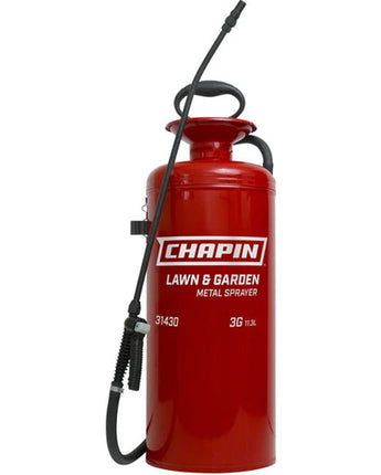 Chapin Tri-Poxy Steel Lawn & Garden Tank Sprayer, 3 Gallon