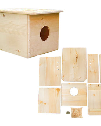 Coveside Barn Owl House, Unassembled