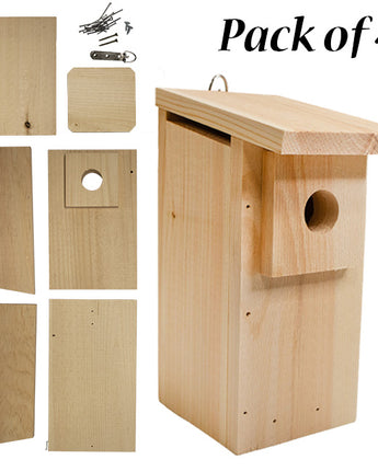 Coveside Western Bluebird House DIY Kits, Club Pack of 4