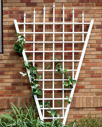 Dura-Trel Estate Trellis, White, 94"H