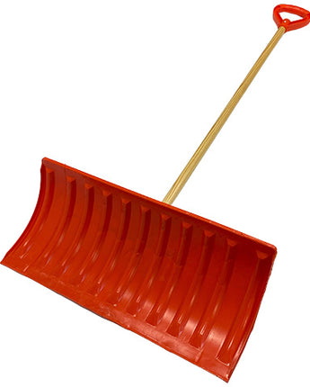 Emsco Bigfoot Pusher Snow Shovel with Wooden Handle