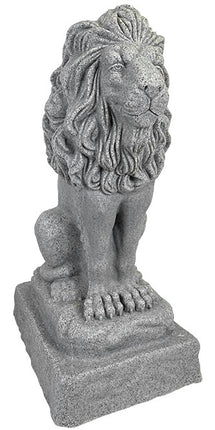 Emsco Guardian Lion Statue, Granite Colored