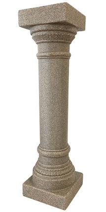 Emsco Greek Column Pedestal, Sandstone Colored, 32"H