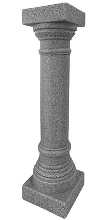 Emsco Greek Column Pedestal, Granite Colored, 32"H