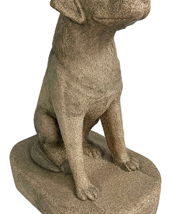 Emsco Labrador Dog Statue, Sandstone Colored, 27.5"H