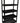 Emsco Five Tier Shelving Unit, Black, 64"H