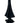 Erva Decorative Finial for 1" Outer Diameter Poles, Black