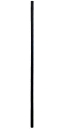 Erva Tubular Steel Pole Section, Black, 60"