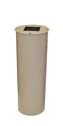 Erva Post Mounted Squirrel Baffle, Tan, 8" dia.