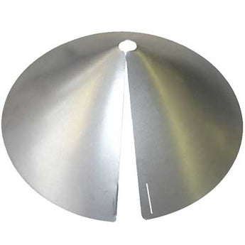 Erva Wrap-Around Squirrel Baffle, Galvanized, 17" dia.