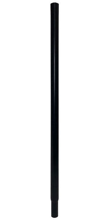 Erva Tubular Steel Swaged Pole Section, Black, 28"