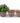 Esschert Design Aged Terracotta Triple Flower Pots w/Basket