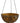 Esschert Design Cast Iron Hanging Basket w/Liner, 10" dia.