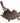 Esschert Design Small Maple Leaf Bird Bath, Antique Brown