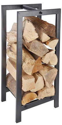 Esschert Design Fire Log Storage Rack, Black