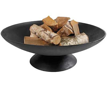 Esschert Design Cast Iron Low Fire Bowl, Extra Large, 30.5"