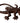 Esschert Design Cast Iron Lizard Statue, Antique Brown