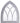 Esschert Design Gothic Mirror Wall Art, Gray, 26"W x 32"H
