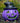 Artisanal Jack-O-Lantern with Witch Hat Luminary, Purple