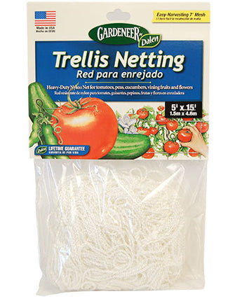 Gardeneer Vegetable Trellis Netting, 5' x 15'