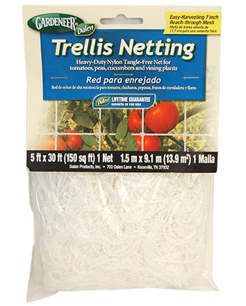 Gardeneer Vegetable Trellis Netting, 5' x 30'