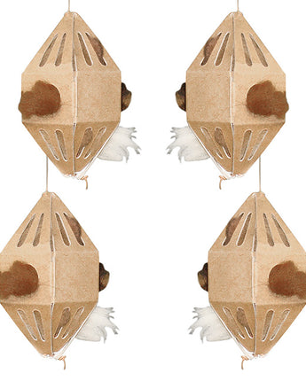 GreenBird Eco Friendly Nesting Material Holders, Pack of 4